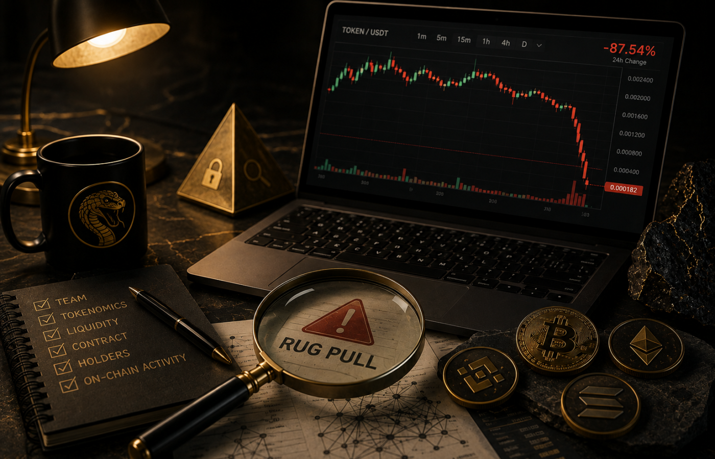 Как распознать Rug Pull. Полное руководство по проверке криптопроектов