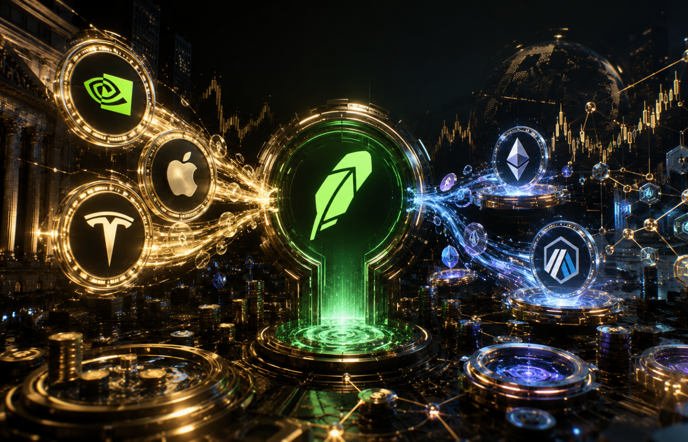 Robinhood Is Turning Stocks Into Fuel for a New Crypto Economy