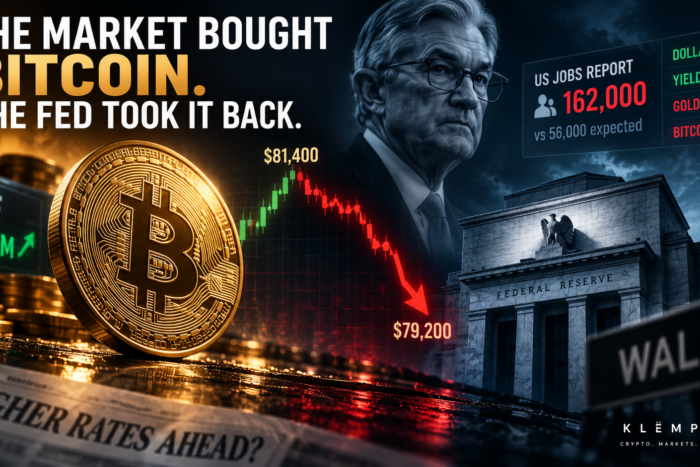 The Market Bought Bitcoin. The Fed Took It Back