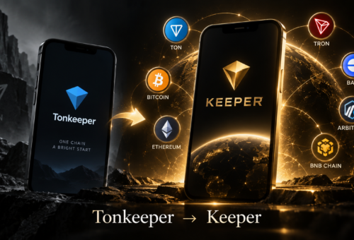 Tonkeeper исчезает. На его месте появляется Keeper
