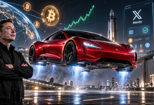 Маск научил Tesla Roadster летать. Акции взлетели, а в запасе ещё 30 тысяч Bitcoin